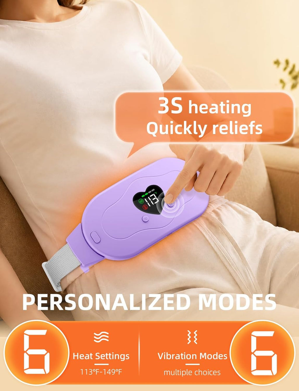 Calmé™ — Almohadilla Calefactora para el Dolor Menstrual