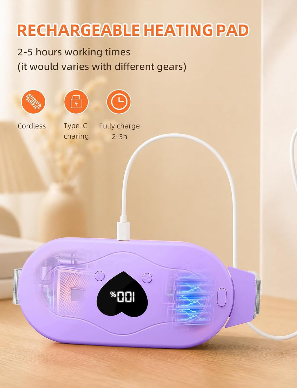 Calmé™ — Almohadilla Calefactora para el Dolor Menstrual