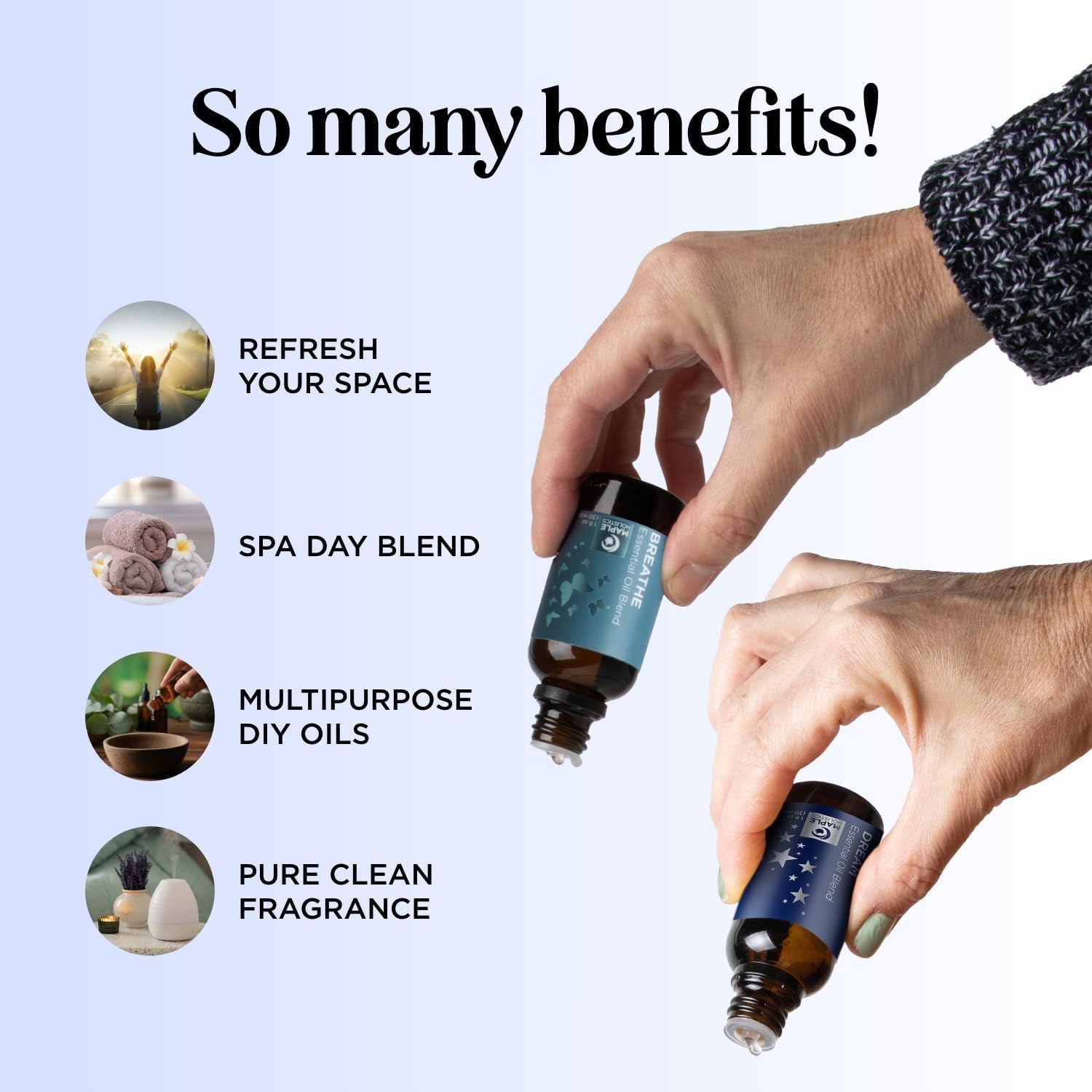 Set De Aceites Esenciales Para Difusor (Aromaterapia)