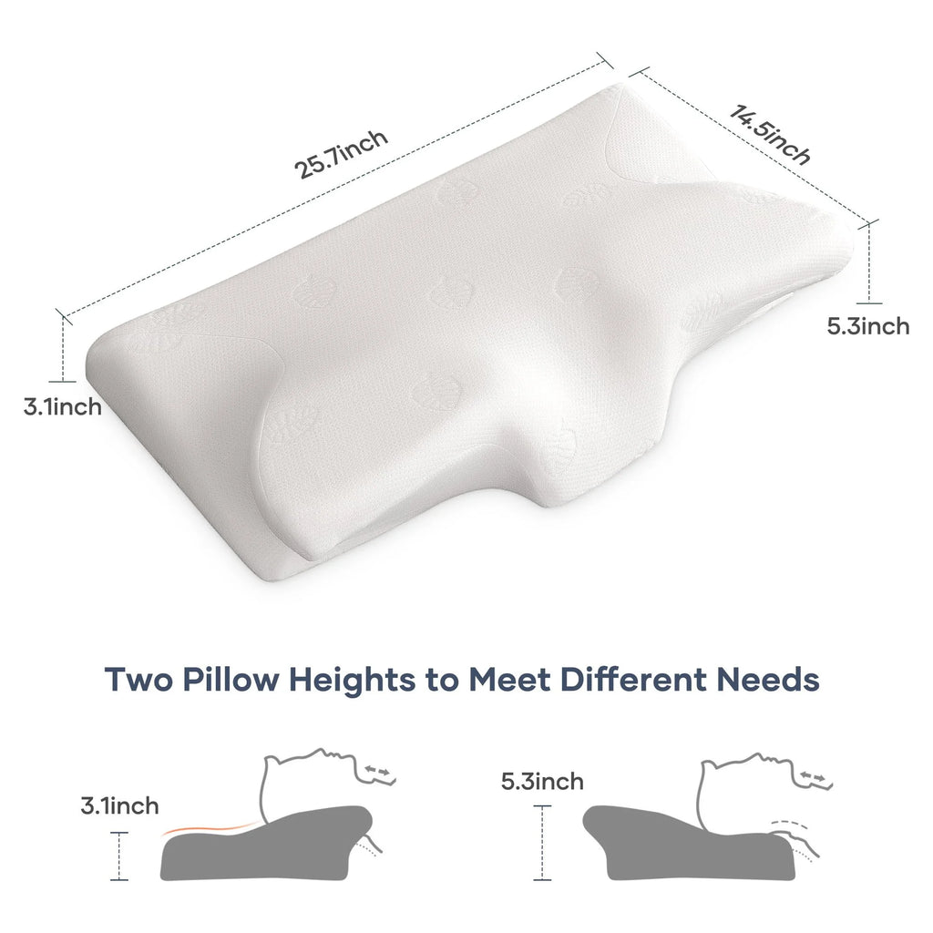 Almohada Cervical Ergonómica De Memory Foam