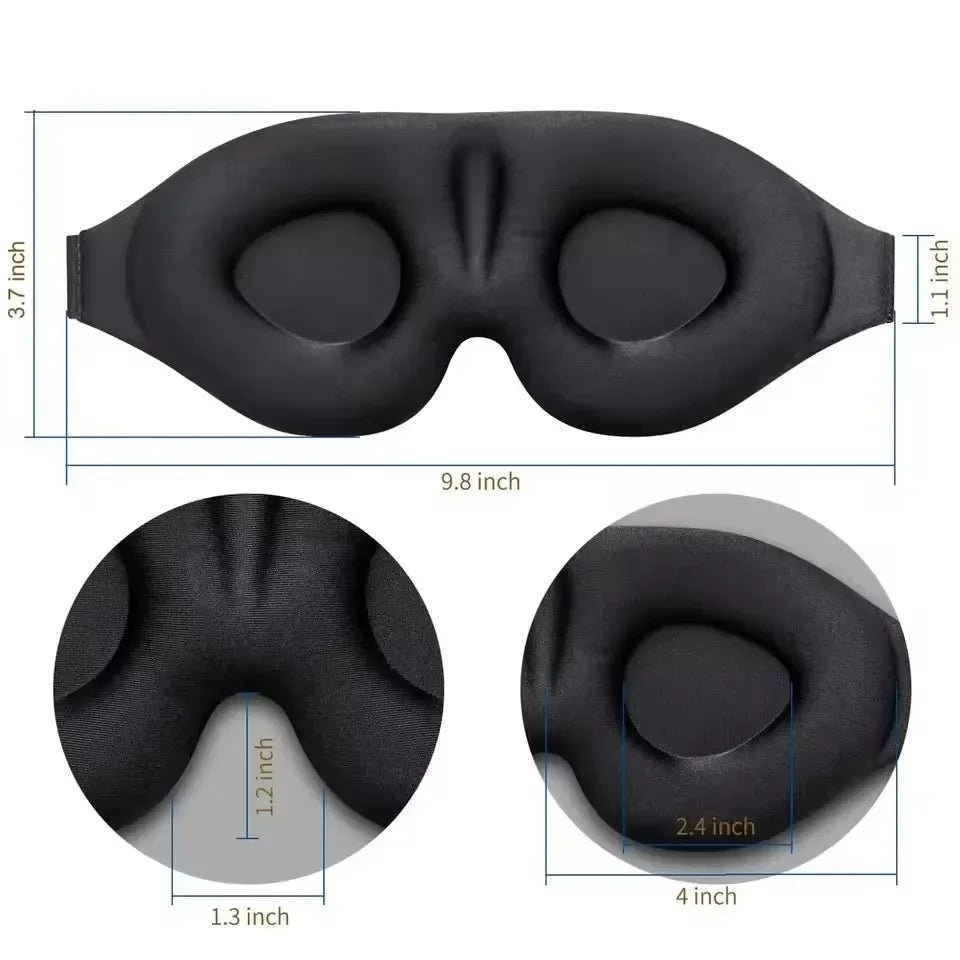 Antifaz 3D Para Dormir Con Tapones