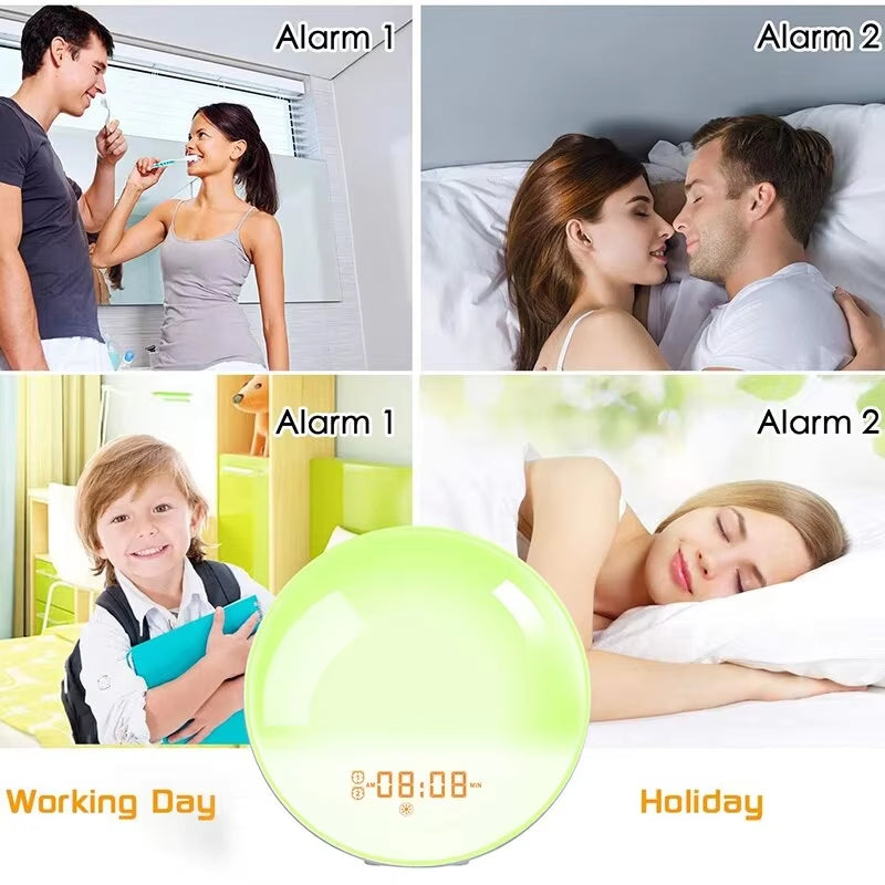 Aurora™ — Despertador De Amanecer Con Luz Natural